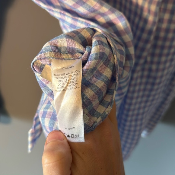 Vineyards Vines Classic Fit Murray Button Down Shirt linen - Picture 10 of 10